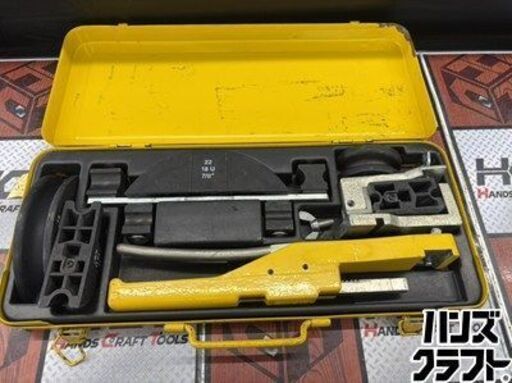 【中古】REMS 型番不明 手動式ベンダー ベンダーシュー（1/2・3/8・5/8・3/4・7/8）、ベンダーガイド付【ハンズクラフト宮崎新名爪店】