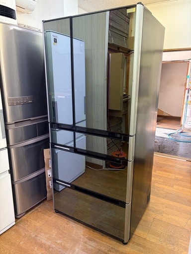 ＊ジャンク品＊業者様向け 大容量670L!! HITACHI 2013年 6ドア R-CX6700(X)