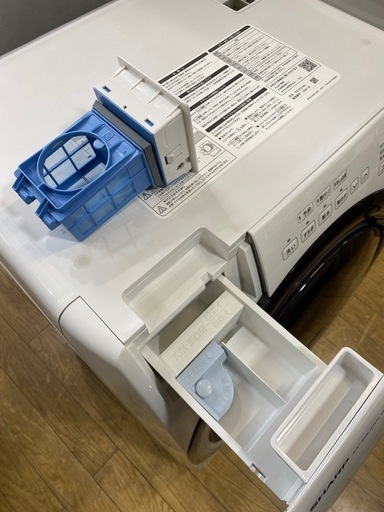 ?コンパクト?2022年製?SHARP?ドラム式洗濯機?7.0/3.5kg?シャープ?ES-S7G?No.8640UT?