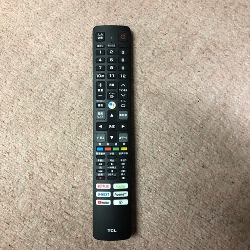 2020年製　TCL  液晶カラーテレビ　40型　40S515