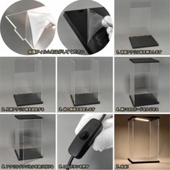 【新品】多機能アクリルショーケース 20×20×25 cmの画像