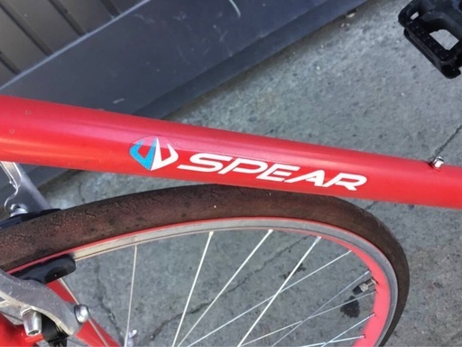 h271△ q 岐阜発/ クロスバイク/ SPEAR/ 7段変速/ 700×28c/ 自転車/ Rタイヤなし/ 走行未確認/ 現状品/ R7.12/22 △