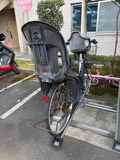自転車26インチ　子供　チャイルドシート