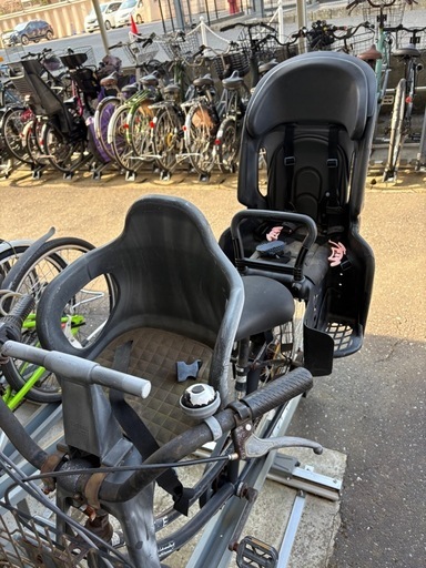 自転車26インチ　子供　チャイルドシート