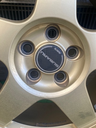 【今週限定値下げ出品】希少！SUBARU純正鍛造ホイール　RAYS RE B51 GDAインプレッサ FORGED　MONOBLOCK　