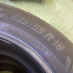 無料タイヤ　225/55R18【4323】の画像