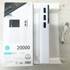 【未使用品】モバイルバッテリー LED 充電器 20000mAh  スマホアクセサリー モバ充 生活家電の画像