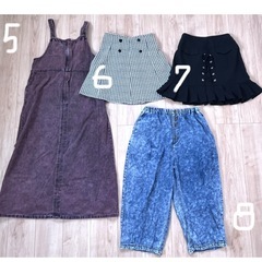 レディース服　Lサイズ　8点まとめ売り　アウター　トップス　パンツ　スカート　ワンピース　の画像