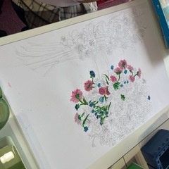 🌸新年度生募集｜少人数制こども絵画教室｜体験レッスン受付中の画像
