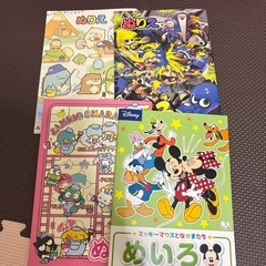 どれでも一つ50円（塗り絵、折り紙など）の画像