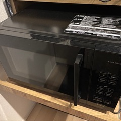 美品✨高年式🔥2024年製　日立【HITACHI】HMR-MF22A 単機能　電子レンジ　22L ブラック　フラット庫内　LEDタイマー表示　50Hz・60Hz対応の画像