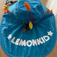 青い恐竜キャップ 子供 帽子　54cmの画像