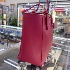 ☆ドリーム荒牧店☆TORY BURCH トリーバーチ レザー トートバッグ 赤 レッド　の画像