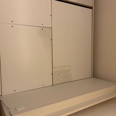 ニトリ セミダブルベッドフレーム(ジオ チェスト40J WW)の画像