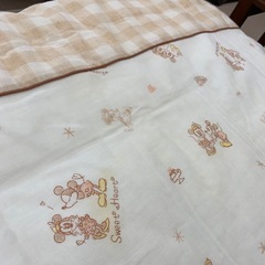 美原店 折りたたみ マットレス付き ベビー布団セット ミッキー＆ミニー ベビー用品 寝具　お昼寝の画像
