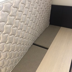 中古フランスベッド(シングルベッド2つ)の画像