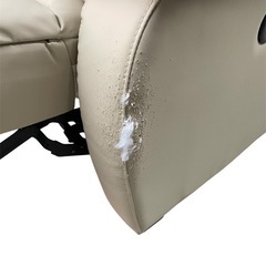 配達可【２人掛け電動リクライニングソファ（訳あり）】【アイボリー】クリーニング済み【管理番号0309】知の画像