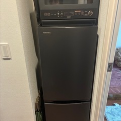 ドラム式洗濯機・オーブンレンジ・冷蔵庫セット 全て3ヶ月以内に購入したものの画像