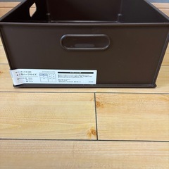 ニトリ　カラーボックス4個セット　ブラウンの画像
