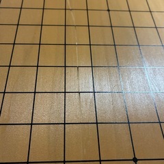 【囲碁セット】 折り畳み基盤と新生碁石(竹)の画像