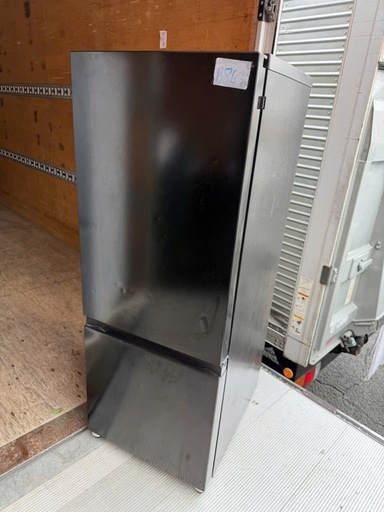 NO B863?福岡市内配送設置無料✨?冷蔵庫 ブラック AT-RF160-BK [162L /2ドア /右開きタイプ]