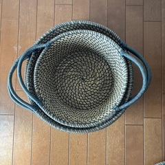 IKEA　三段バスケット（入れ子式）の画像