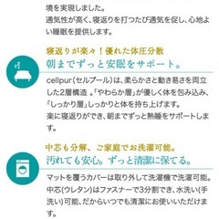 ✴︎美品【セルプール】 マットレス ダブルサイズの画像