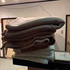 相談中 毛布の画像