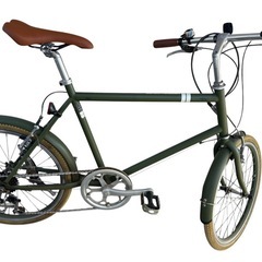 アサヒサイクル ミニベロ マットグリーンSCH206 20インチの画像