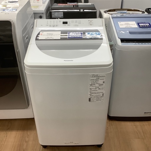 洗濯機8.0kg
　Panasonic NA-FA80H