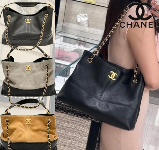 超極上　CHANEL 25A  2Way チェーンショルダー・ハンドバッグ　ブラック　カーフスキン　新品同様　正規品 超極上 CHANEL 25A 2Way チェーンショルダー・ハンドバッグ ブラック