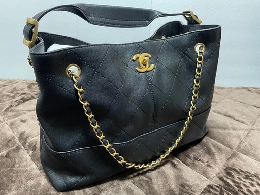 超極上　CHANEL 25A  2Way チェーンショルダー・ハンドバッグ　ブラック　カーフスキン　新品同様　正規品 超極上 CHANEL 25A 2Way チェーンショルダー・ハンドバッグ ブラック