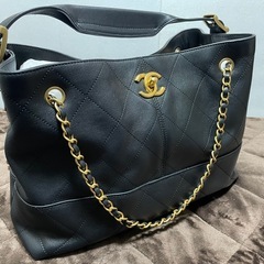 超極上　CHANEL 25A  2Way チェーンショルダー・ハンドバッグ　ブラック　カーフスキン　新品同様　正規品の画像
