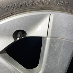 195/65R15 夏タイヤ　アルミホイール付きの画像