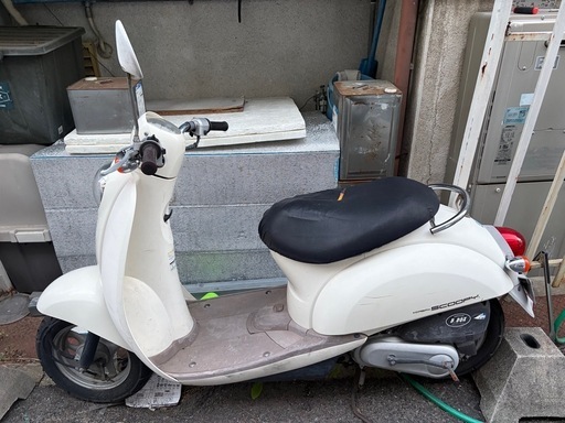 淀川区です！動きません！鍵紛失。原付き　　スクーピー