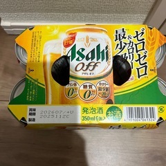 アサヒoff 6缶の画像