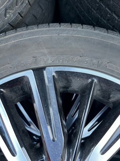 185/55R16, ヨコハマタイヤ,2024年,アルミホイル4本セット
