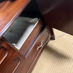 昭和レトロ 鏡台 ドレッサー 木製 無料 引き取り限定の画像