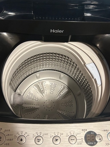 引っ越しのため早め希望　美品　2021年製 5.5kg Haier 洗濯機　JW-XP2CD55F