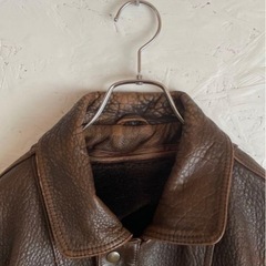 古着　ヴィンテージ　A-2型レザージャケットの画像