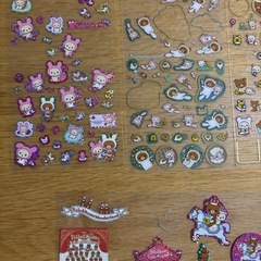 リラックマ  シール5種類。1種類未使用品の画像