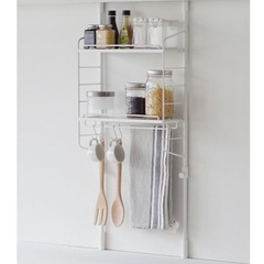 キッチン　スリムポールラックの画像