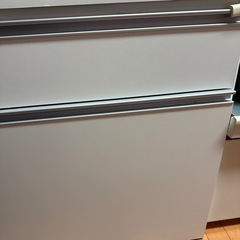 美品DINOS ホワイト キッチンワゴン　約76cmx45cmx高さ85cmの画像