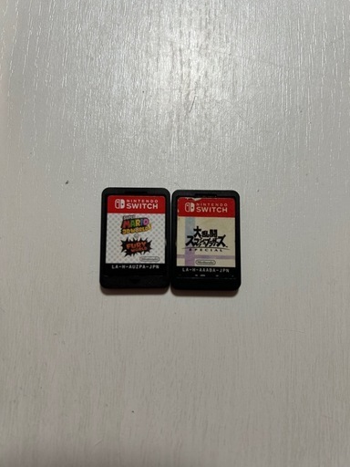 （受け渡し者決定）Nintendo Switchソフト　大乱闘スマッシュブラザーズとスーパーマリオ3Dワールド&フューリーワールドワイド2本セット
