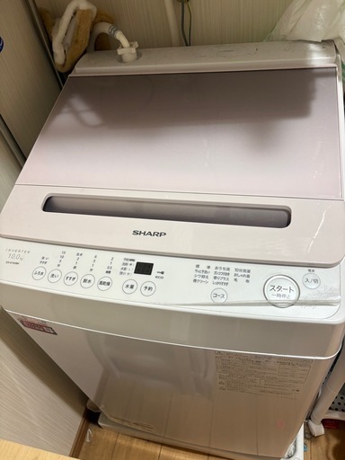 洗濯機　10キロ　SHARP 2024年製