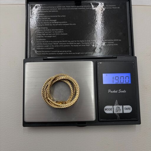 【❗️✨K14デザインネックレス✨❗️】 ✨約50cm・約19g ゴールドチェーンアクセサリー❗️
