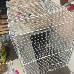 猫飼育セット&手作りゲージの画像