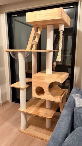 キャットタワー157cm【極美品】