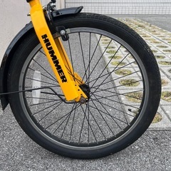 メンテナンス済　折りたたみ自転車 HUMMER自転車   の画像