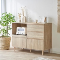 LOWYA  キッチンカウンター キッチン収納棚　の画像